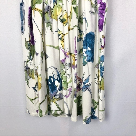 Anthropologie One September Isabel Floral Embroidered High Neck Tank Top XS - Picture 9 of 12